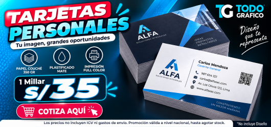 TARJETAS PERSONALES